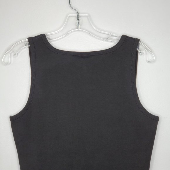 The Limited Embellished Applique Black Tank Top Size L - Picture 6 of 10